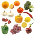 Fruits and vegetables