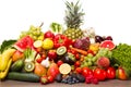 Fruits and vegetables Royalty Free Stock Photo