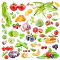 Fruits and vegetables background Royalty Free Stock Photo