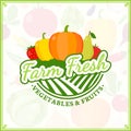 Fruits and Vegetables Logo, Fruits and Vegetables Icons and Design Elements