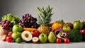 Fruits And Vegetables Typically Present In A Vegetarian Diet