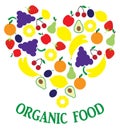 Fruits and Veggies Heart Organic