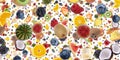 Fruity background (on white)