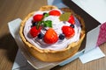 fruity berry cheese tart