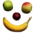 Fruity Face Royalty Free Stock Photo