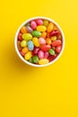 Fruity jellybeans. Tasty colorful jelly beans Royalty Free Stock Photo