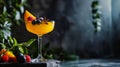 Fruity Nect Delight: Exquisite Cocktail Presentation
