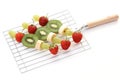 Fruity shishkabobs Royalty Free Stock Photo