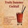 Fruity summer cocktail recipe