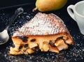 Fruity sweet slice - rum cake Royalty Free Stock Photo