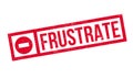 Frustrate rubber stamp