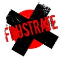 Frustrate rubber stamp