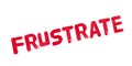 Frustrate rubber stamp