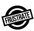 Frustrate rubber stamp