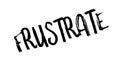 Frustrate rubber stamp