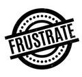 Frustrate rubber stamp