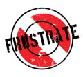 Frustrate rubber stamp