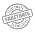 Frustrate rubber stamp