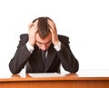 Frustrated businessman Royalty Free Stock Photo