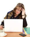 Frustrated Businesswoman Royalty Free Stock Photo