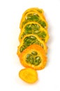 Fruta del paraiso sliced Royalty Free Stock Photo