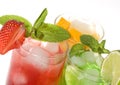 Fruties cocktails Royalty Free Stock Photo