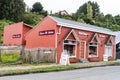 FRUTILLAR, CHILE - MARCH 1, 2015: House with a store selling Kuchen German cake in Frutillar village. The region is Royalty Free Stock Photo