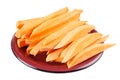 Cutted sweet potatoes