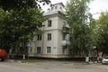 Walk in Fryazino city. July 2019. Lenin street.