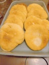 Frybread made with love Royalty Free Stock Photo