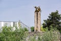 Memorial of liberation of CSSR in Frydek-Mistek, Czech Republic Royalty Free Stock Photo