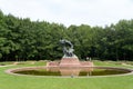 Fryderyk Chopin Statue in Warsaw Royalty Free Stock Photo