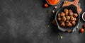 Fryed Meatballs Royalty Free Stock Photo