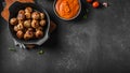 Fryed Meatballs Royalty Free Stock Photo