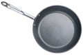 Frying pan. Ceramic nonstick pan with stainless steel handle. Fry pan for cooking. Gray ceramic coating.