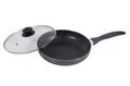The frying-pan with cover Royalty Free Stock Photo