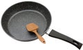 Frying pan and flipper used in frying for cooking Royalty Free Stock Photo