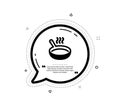 Frying pan icon. Cooking sign. Food preparation. Vector