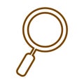 Frying pan icon. Drop shadow pan icon. Kitchen utensil