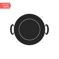 Frying pan icon. Vector concept illustration for design. eps10 Royalty Free Stock Photo