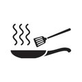 frying pan icon vector illustration Royalty Free Stock Photo