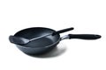 Frying pan and spatula Royalty Free Stock Photo