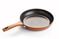 Frying pan on a white background Royalty Free Stock Photo