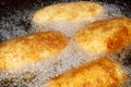 Frying Potato Croquettes