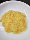 Frying potato pancakes Royalty Free Stock Photo