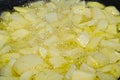 Frying potatoes