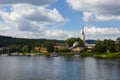 Frymburk near Lipno lake, Czech Republic.