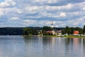 Frymburk near Lipno lake, Czech Republic.