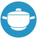 Frypan Isolated Vector icon which can be easily modified or edit