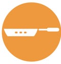 Frypan Isolated Vector icon which can be easily modified or edit
